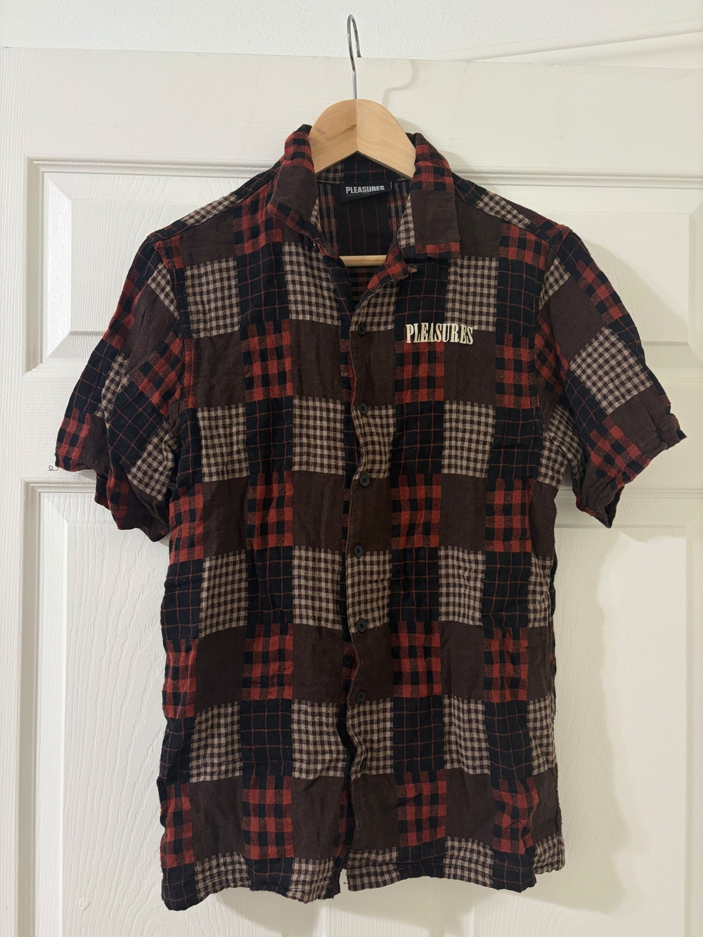 Pleasures Patchwork Button Up